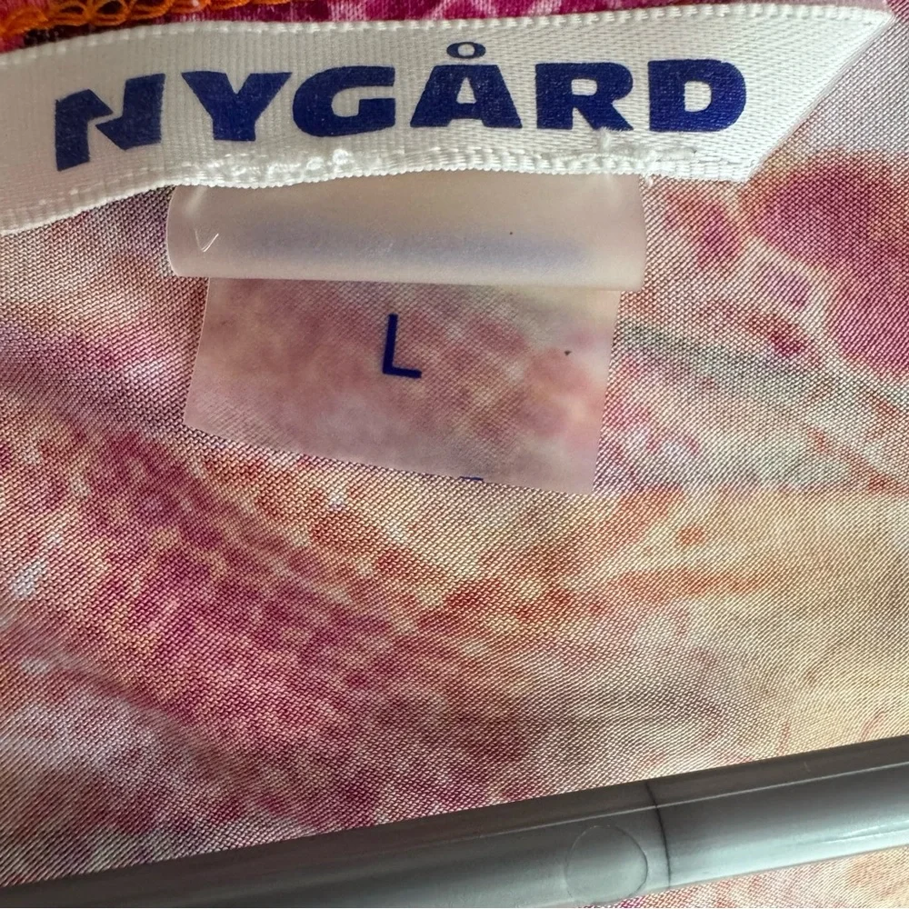 Nygard top asymmetrical hem fairy with cinch tie waist stretchy snake print 🌅 - Picture 6 of 11